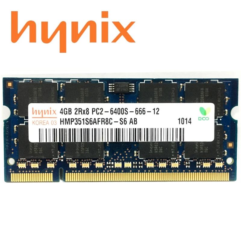 Hynix Чипсет 1 Гб 2 Гб 4 ГБ 8 ГБ PC2 PC3 DDR2 DDR3 667 МГц 800 1066 МГц 1333 1600 МГц модуль памяти лэптоп ноутбук память Оперативная память