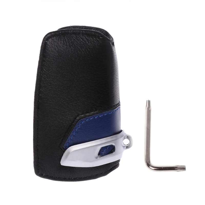 

Sport Line Leather Key Case Bag Cover FOB Holder For BMW 3 5 7 Series X3
