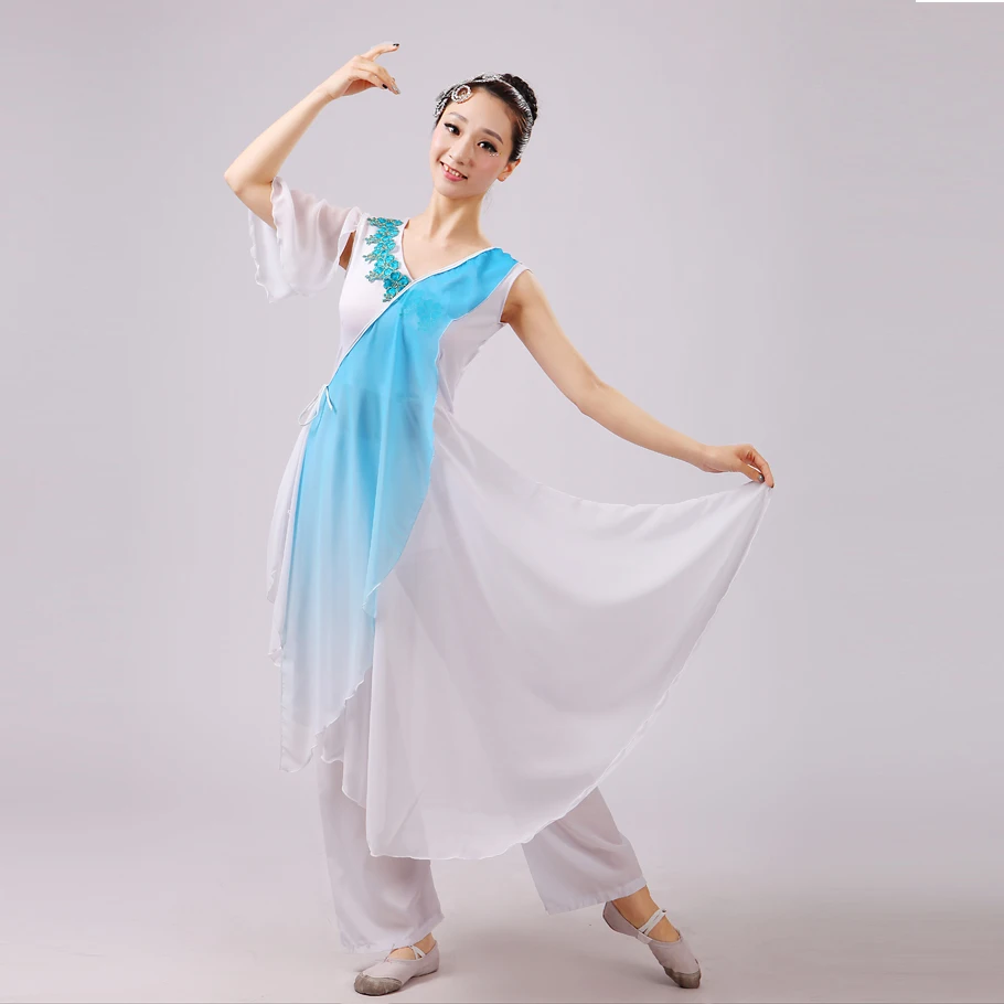 Oriental Dance Costumes Chinese Folk Dance Women Chinese Ancient Costume Elegant Ladies