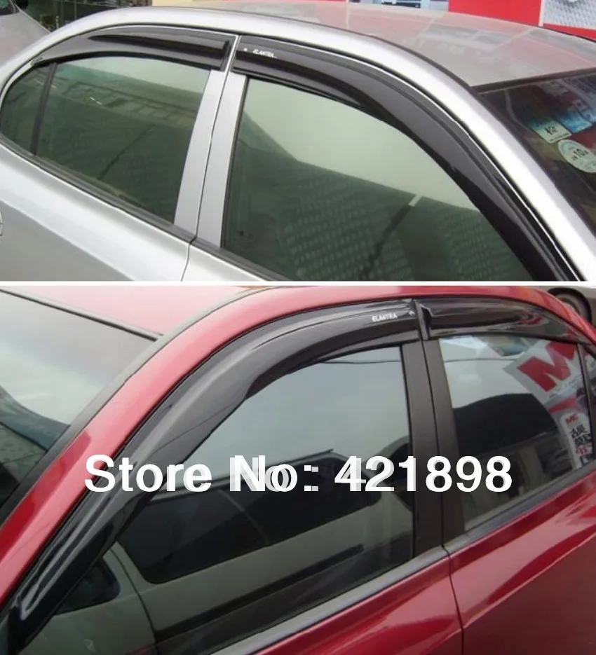 4 шт. оконный козырек для Hyundai tucson IX35 2010 2011 2012 2013 2014 2015 | Автомобили и мотоциклы
