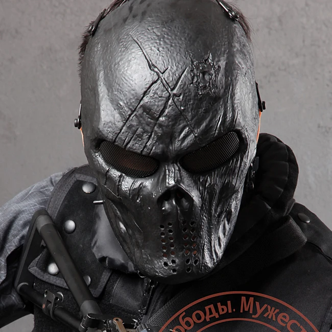Will-o'-фонарь маска для лица маски военных игр CS Ужасный Призрак маски Страйкбол Пейнтбол Черный Бог маска