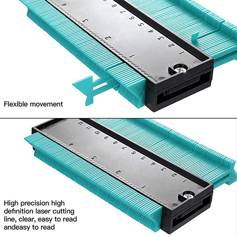 Контурный дублирующий датчик плотник измерительный инструмент Лучистая линейка контурный метр маркировочная плитка режет плитку ламинат инструменты