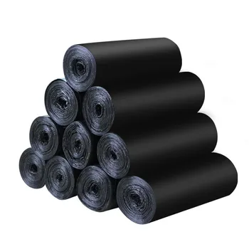 100pcs/pack 50x60cm Big Trash Bags Top Flat Type Disposable Garbage Bags Plastic Bags 1