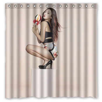 

Sistar Polyester Waterproof Shower Curtain 71*71 inch Mildew Resistant Bath Curtain Bathroom Decor 12pc Hooks