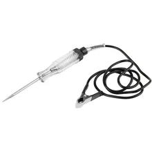 1 шт. DC6V-24V автомобиля электрической цепи напряжение зонд-тестер ручка электрозонд для автомобиля Горячая-случайный цвет