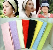 240Pcs/Lot Wholesale Candy Colored Yoga Hair Bands Body Building Fitness Headbands Outdoor Sports Hair Bands Free Shipping