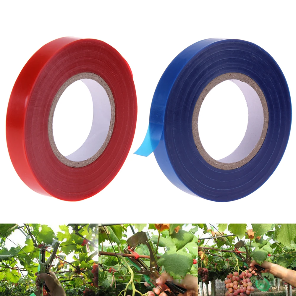 

20Pcs Stretch Tie Tape Plant Ribbon Garden Ties Plant Branch Hand Tying Binding Machine Flower Vegetable Garden Tapetool Tapes