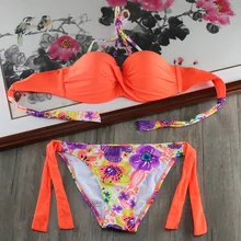Red Bikinis Set Womens Push Up Bikini Bra Strappy Bandage Boho Swimwear Sexy Brazilian Biquini Swimsuit Beach Wear Bikinis E667 Red Bikinis Set Womens Push Up Bikini Bra Strappy Bandage Boho Swimwear Sexy Brazilian Biquini Swimsuit Beach Wear Bikinis E667