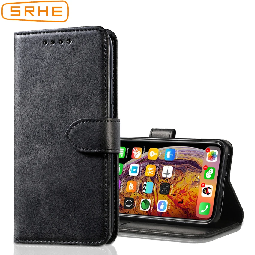 SRHE Flip Cover For Xiaomi Redmi Note 7 Pro Case Leather