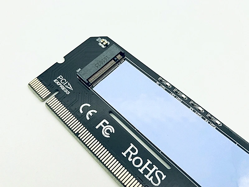 M.2 NVME PCIE to M2 адаптер LED NVME SSD M2 PCIE x16 карта расширения интерфейс адаптера компьютера M.2 NVMe SSD NGFF To PCIE 3,0X16