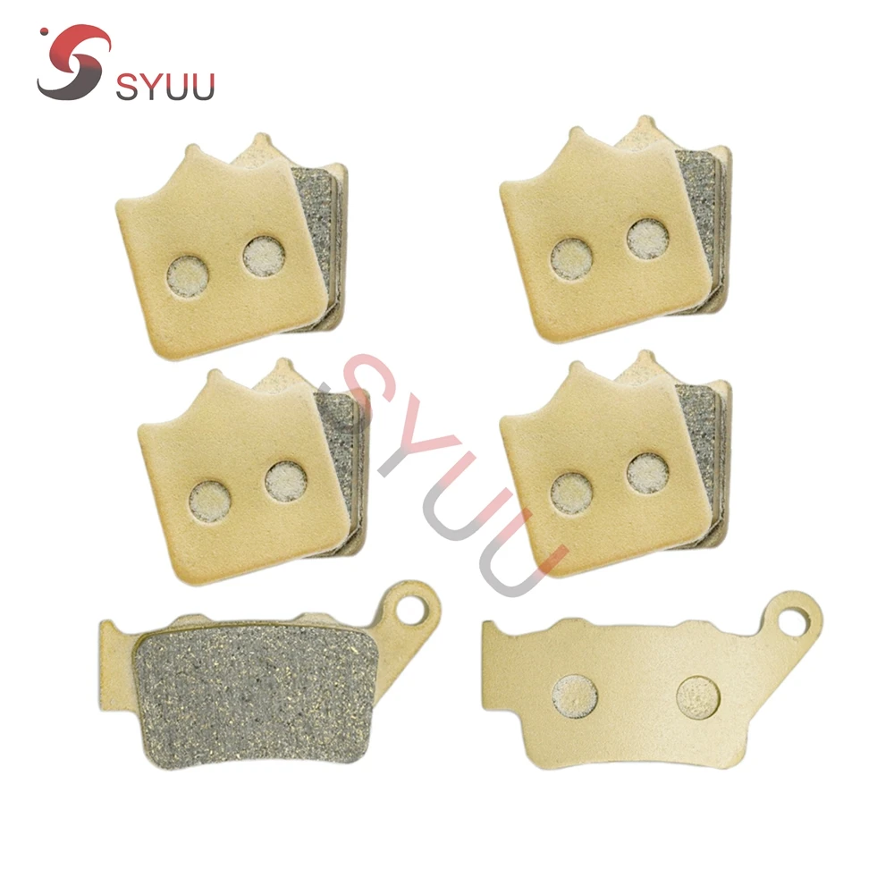Motorcycle Copper Semi Metal Front Rear Brake Pads For BMW S1000 S1000RR S 1000 RR 2009 2010