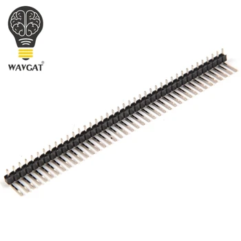 

10 Pcs New 40Pin 2.54mm Single Row single pin curved Pin Header Connector Strip Curved Needle For Arduino Electronic Components