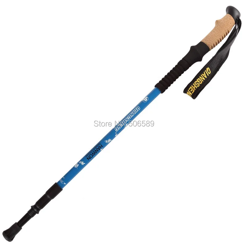 Походная трость пробковая ручка прямая ручка 64-135 см