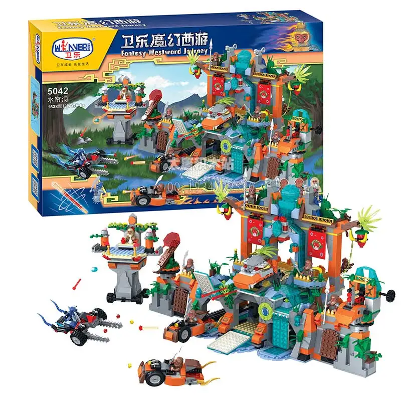 

Winner Magic Westward Journey Series The Water Curtain Cave Building Blocks Educational Toys Brick Children For Christmas Gifts