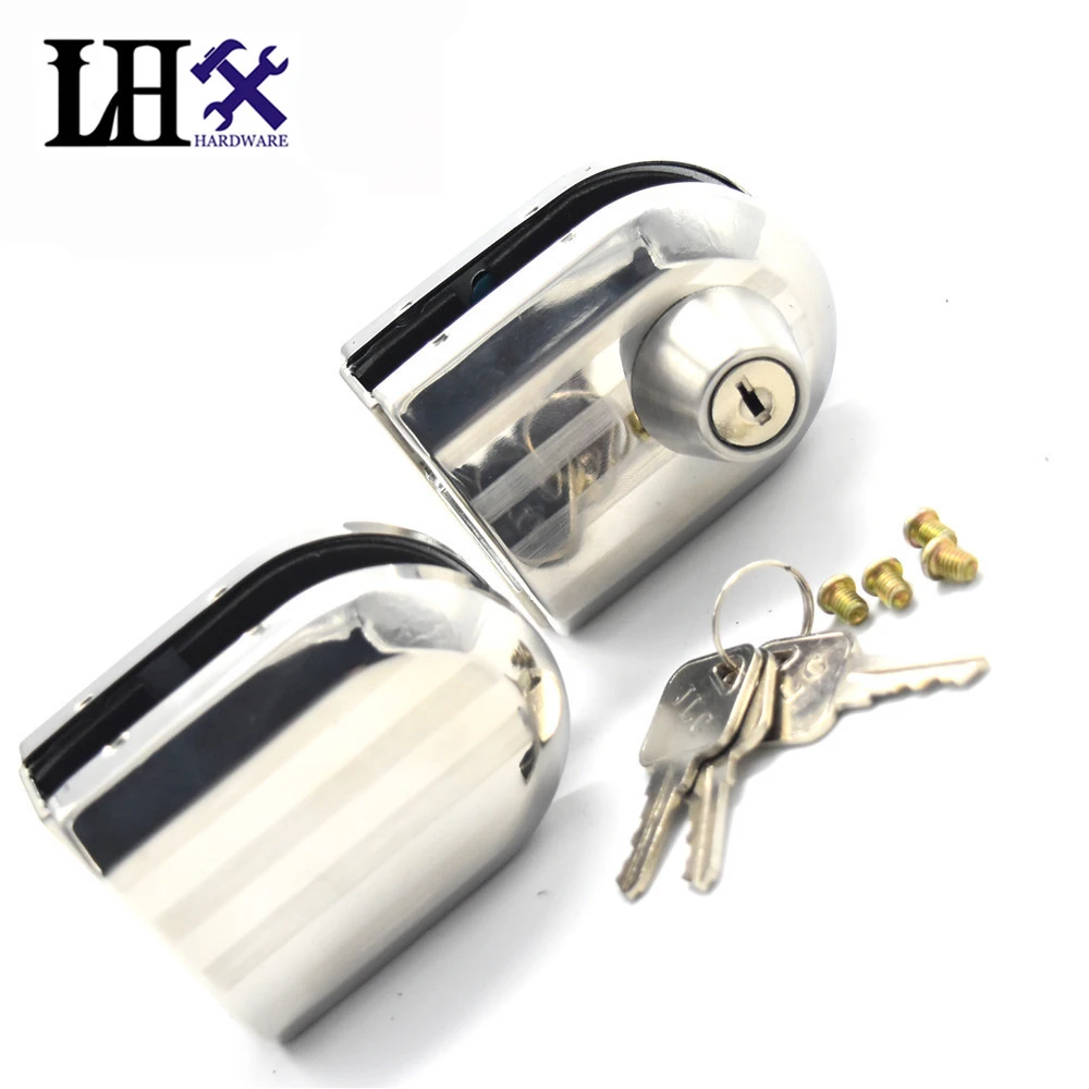 

LHX CMMS235 Hardware Two Pieces Interior Door Lock Glass Window Stainless-steel 45mm*65mm Locks Cerradura