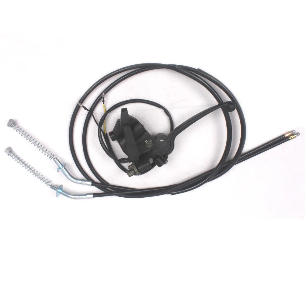 

10pcs Wholesale 125 150 ATV Quad Thumb Throttle Assy + Dual Brake Cable