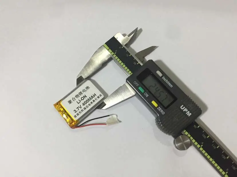3,7 V полимерная литиевая мощность 552535 400 MAH 5,5X25X35mm Батарея