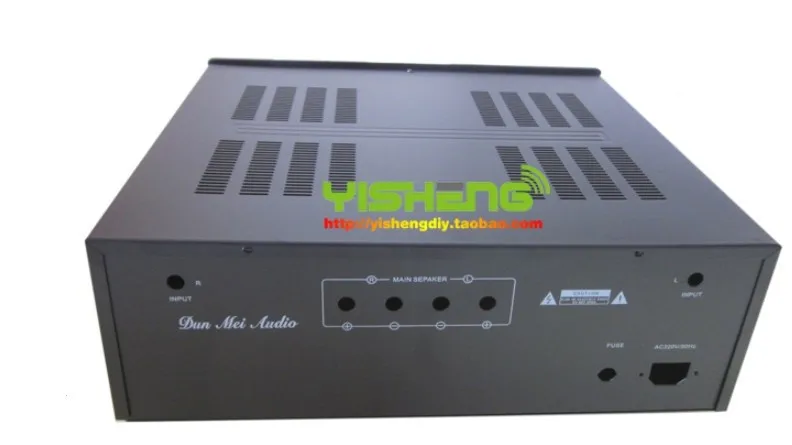 KYYSLB 2018 A2001B amplifier chassis Back Stage Amplifier Chassis Aluminum panels AMP case Enclosure headphone amp case