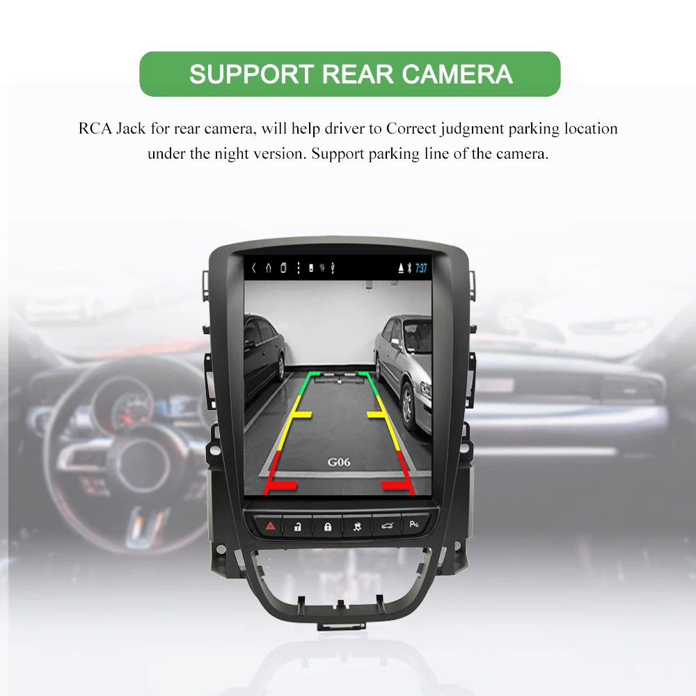 Cheap Bonroad Android 6.0 Car Multimedia Player  For Opel Vauxhall Holden ASTRA J 2010 -2013 Radio Player Navigation Audio Player 5