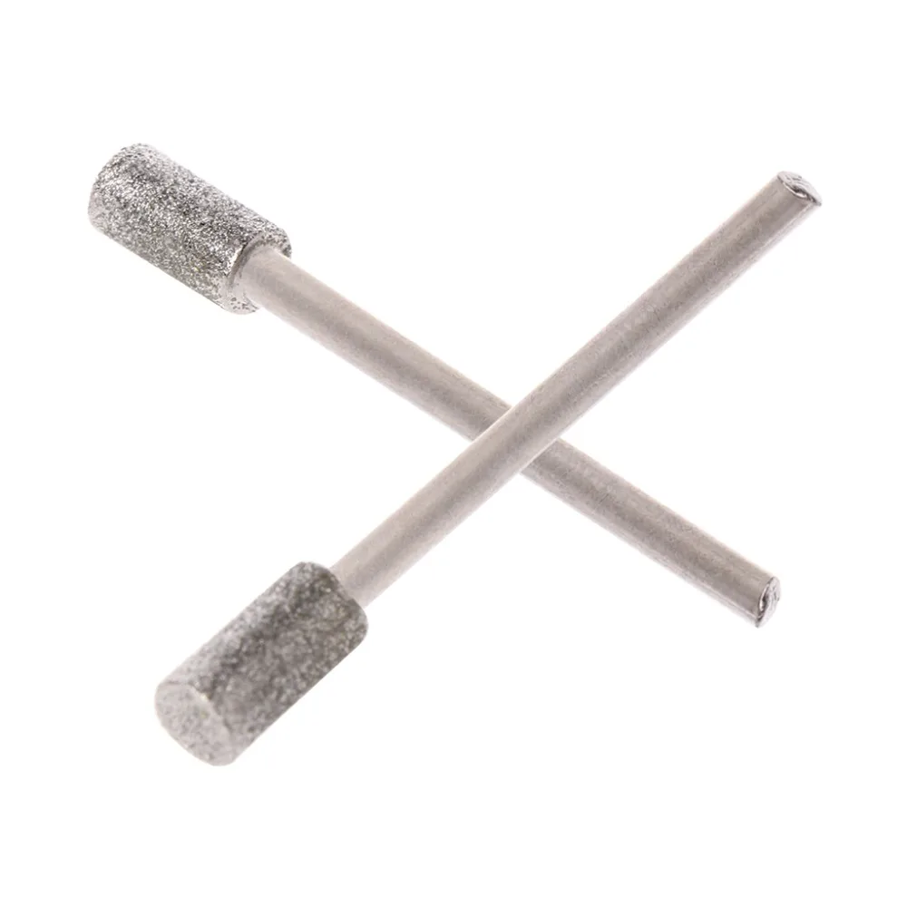 5 шт. цилиндрические сверла с алмазным покрытием 4 мм точилка для бензопилы камень файл цепная пила заточка резьба шлифовальные инструменты