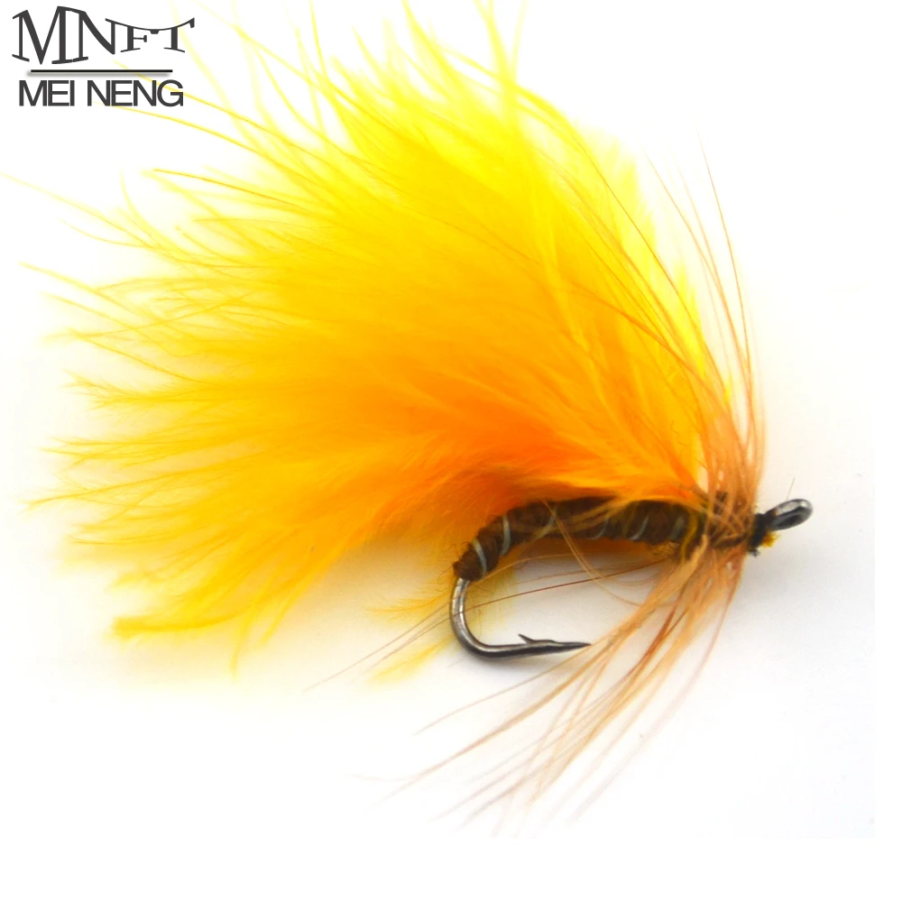 MNFT 10PCS 7 Color Yellow Nymph Trout Fly Fish Trout Fishing Bugs Wholesale Pricein Fishing