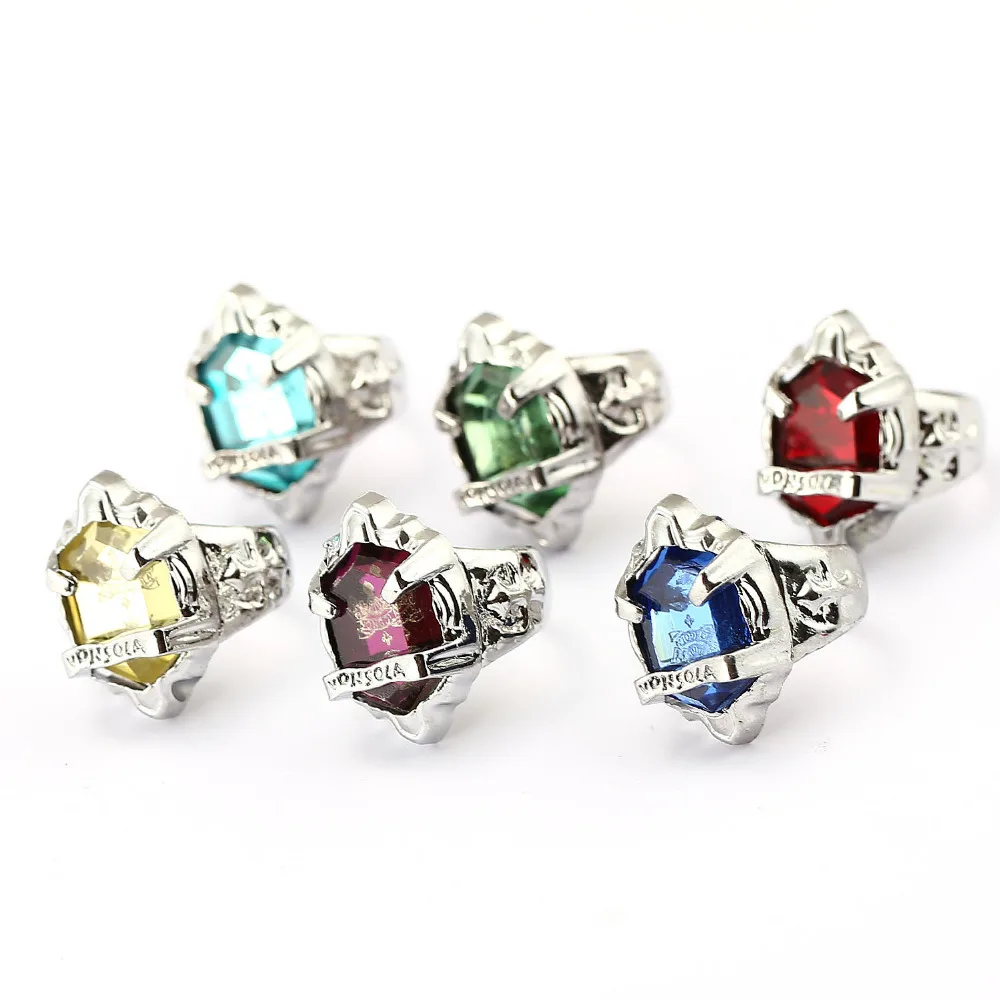 HSIC 12pcs/lot Fashion Hitman Reborn Ring Anime Rings For Girls Women