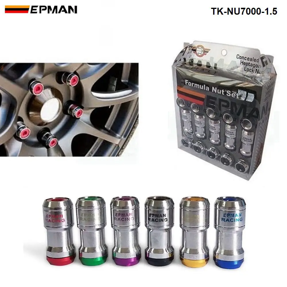 EPMAN Sport M12 X1.5 аутентичный ACORN RIM гоночный наконечник Колесные гайки винт 20 шт.