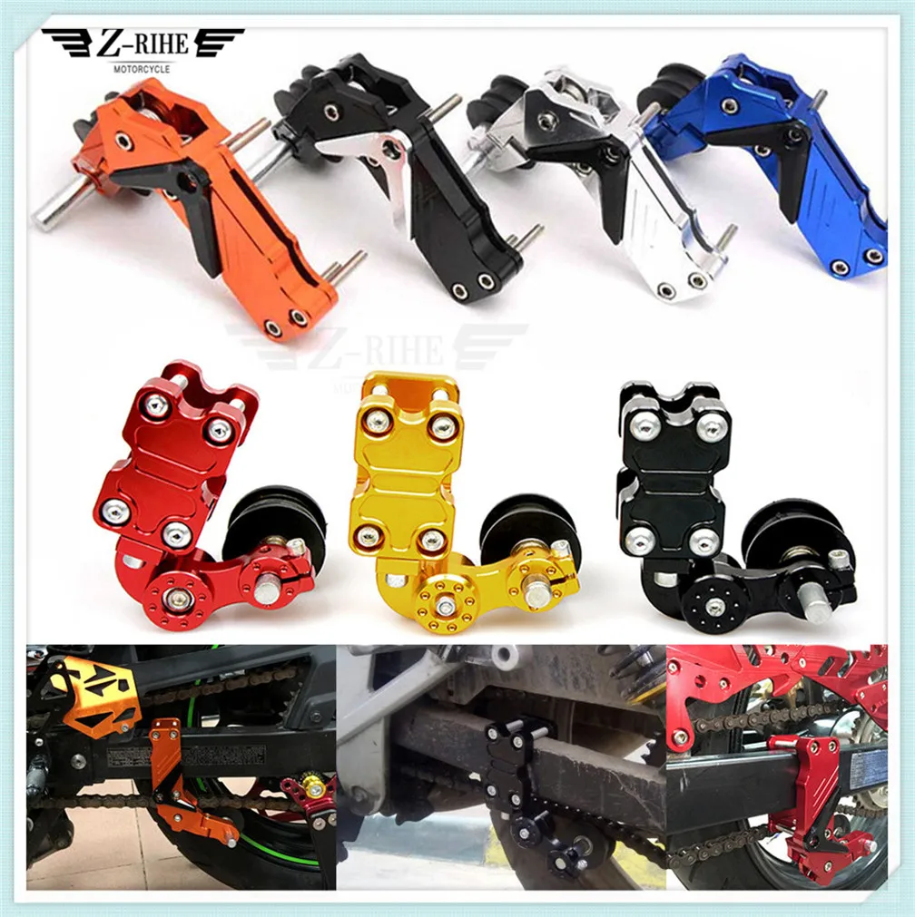 

motorcycle Aluminum Chain Tensioner Chain adjuster Bolt on Roller Adjust FOR SUZUKI SFV650 GLADIUS SV650 TL1000S 600 750 KATANA