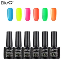 6 шт./компл.) Elite99 гель лак для ногтей Набор для наращивания ногтей набор для дизайна ногтей гель УФ лак светодиодный дизайн лампы акриловый набор для маникюра