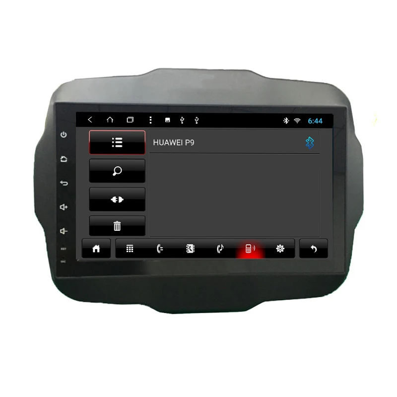 Clearance YAZH Android Car Gps Navigation 1 DIN head unit System for JEEP Renegade 2015 2016 2017 Auto Radio 9.0 inch IPS full HD display 1