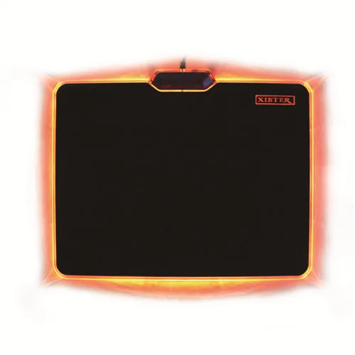 Xibter светодиодный светильник ing жесткий игровой коврик для мыши Водонепроницаемая матовая поверхность для CS GTA xbox игры излучающий светильник коврик для мыши 300x240x4 мм - Цвет: Orange