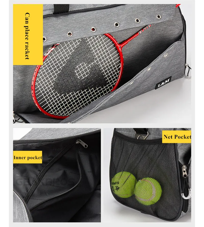 Водонепроницаемая Мужская сумка спортивная с обувью для хранения йоги фитнес-Сумка Женская дорожная сумка тренировочное снаряжение