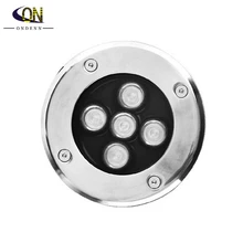 5 штук в упаковке* 2 Вт светодиодные грунтовые светильники IP67 120* H80MM IP67 водонепроницаемый уличный фонарь AC85-265V/DC12V 10 Вт светодиодный подземный светильник