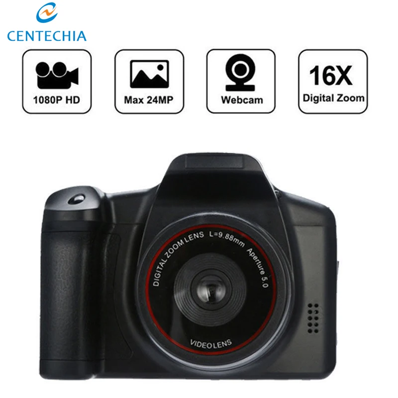 

Portable HD 1080P Digital Camera CMOS Manual Medium/Long Focus Optical Zoom SLR Operation Home Usage photographic video kamera