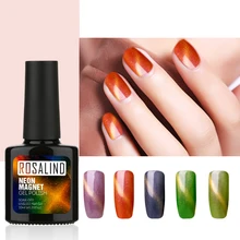 ROSALIND Набор лаков для ногтей для маникюра Устойчивый лак для ногтей верхнее покрытие УФ светодиодный Дизайн ногтя маникюрные 15 цветов на выбор 10 мл