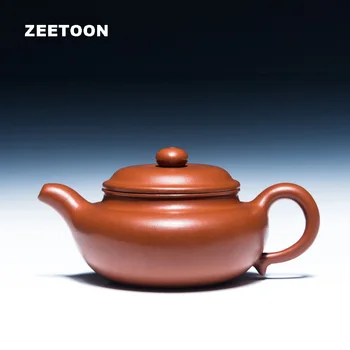 

180ml Authentic Yixing Teapot Master Handmade China Health Purple Clay Kung Fu Tea Set Antique Tea Pot Fanggu Zisha Fang Gu Pot