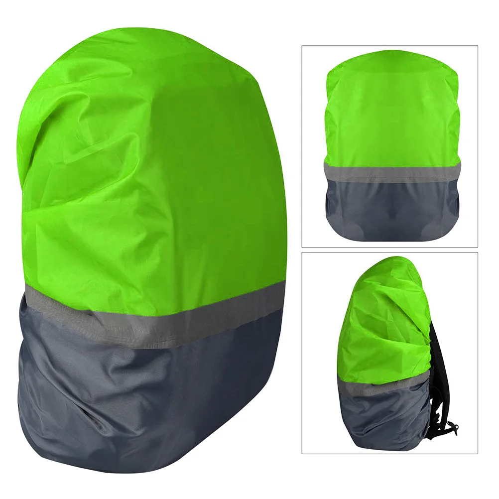 Водонепроницаемый рюкзак дождевик со светоотражающим ремешком вертикальный Регулируемый Чехол для наружного туризма кемпинга путешествий
