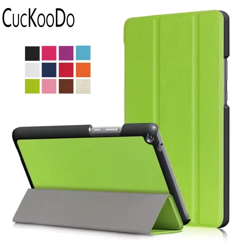 

CucKooDo 200Pcs/lot Pasonomi Ultra Slim Lightweight PU Leather Folio Case Stand Cover for Huawei MediaPad T3 8.0 inch Tablet
