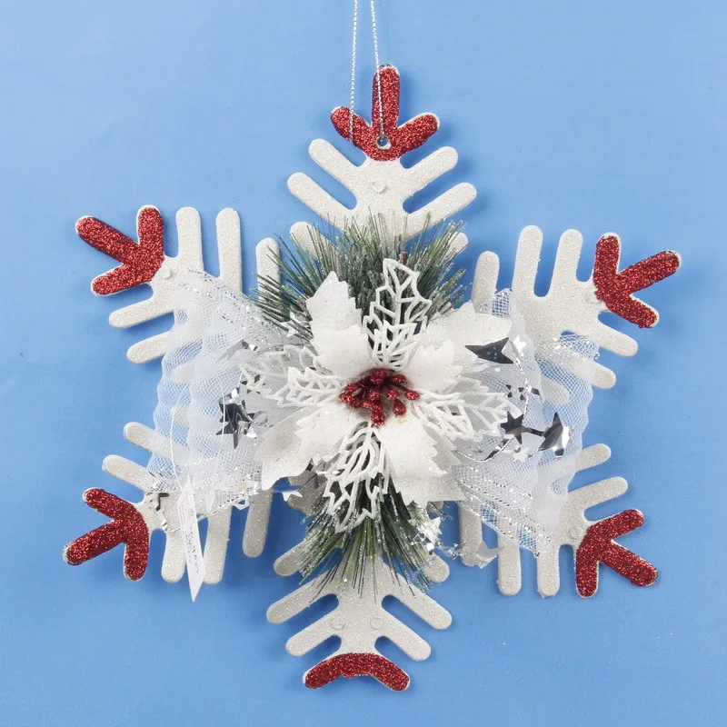 

Plastic Ornaments Pendant White Christmas Pendant Decoration