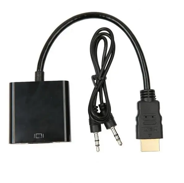HDMI-Male-to-VGA-Female-HDMI-to-VGA-Video-Audio-Converter-Adapter-Cables-HDMI-to-VGA