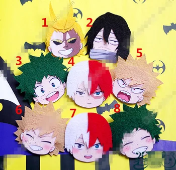 

T1432 Anime Boku no Hero Academia badge Pins Brooch Schoolbag Backpack Decorate