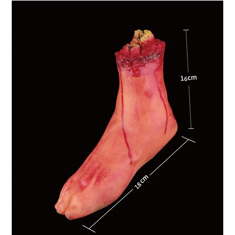 Сломанные пальцы руки ноги крови ужас Хэллоуин украшения отрубленные кровавые конечности рука Новинка мертвые сломанные руки гаджеты LS769 - Цвет: 7