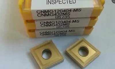 

NEW IN BOX M+ CNMG120404-MS US735 CNMG432MS Carbide Insert #ZL02