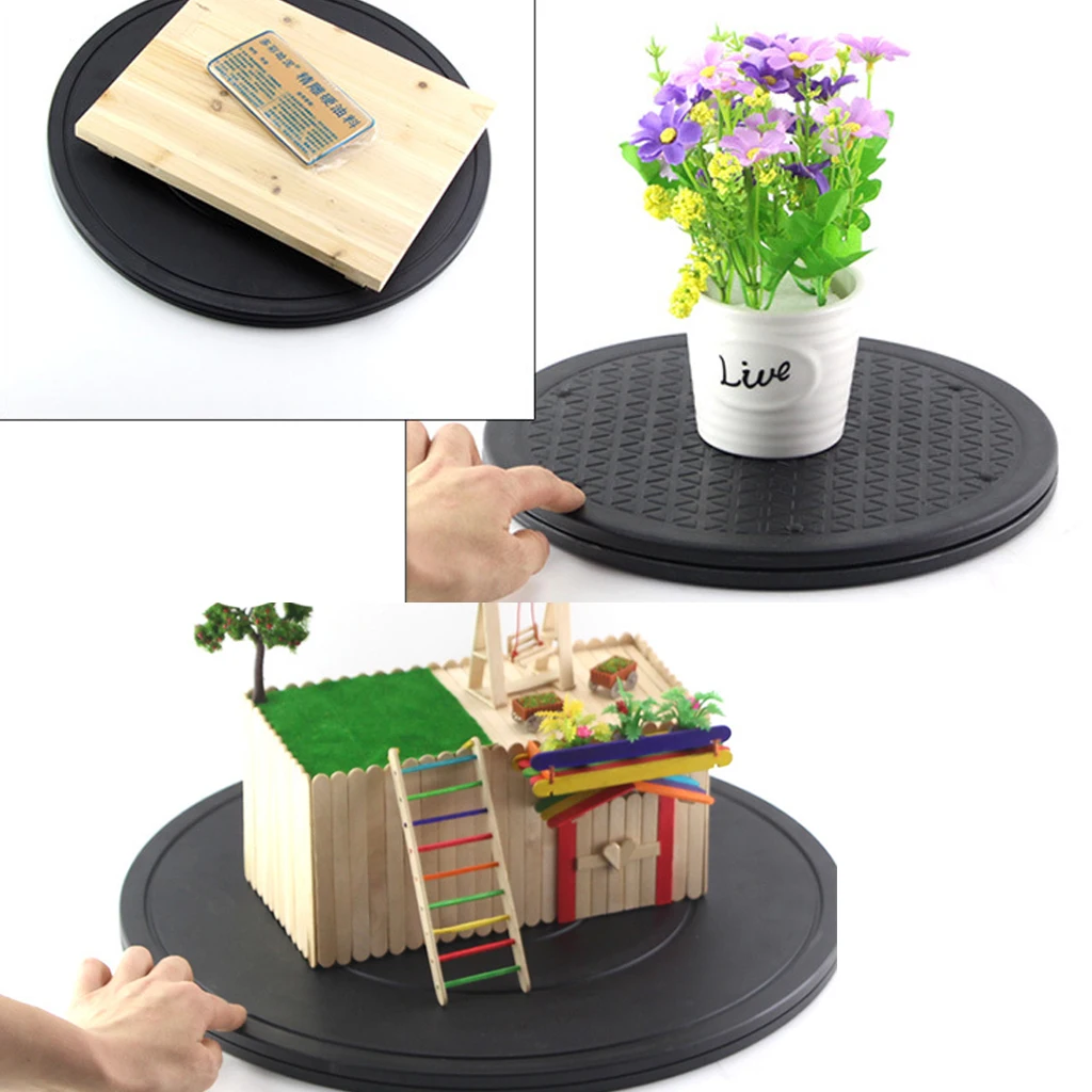 15.75inch/40cm Rotating Swivel Turntable Platform, Lazy Susan, with Non-slip Groove - 55 Lbs, Capacity