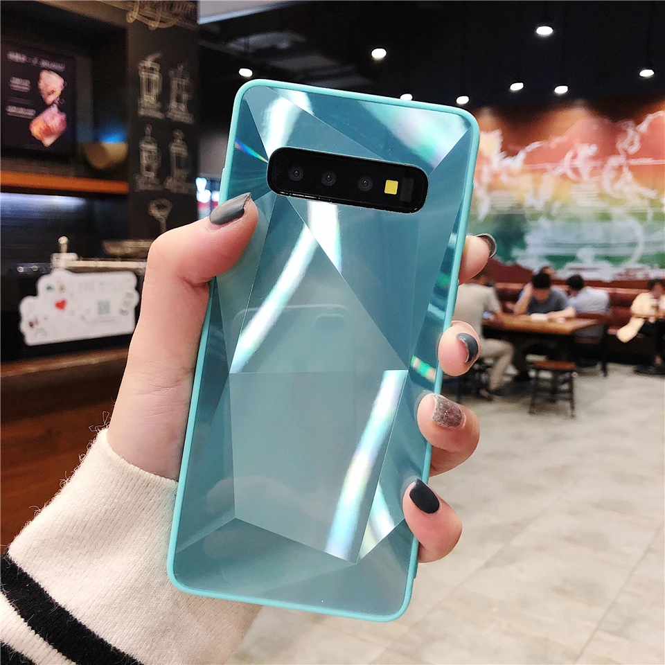 3D Блестящий ТПУ + PC чехол для Samsung Galaxy S10 S10E S9 Plus S8 A10 A20 A30 A50 A70 M30 M20 M10 Чехол Жесткий