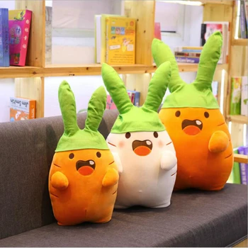 

New Creative Cute Carrot Rabbit Plush Toy Stuffed Animal Doll Toys Plush Pillow Children Birthday Gifts Girls Gift