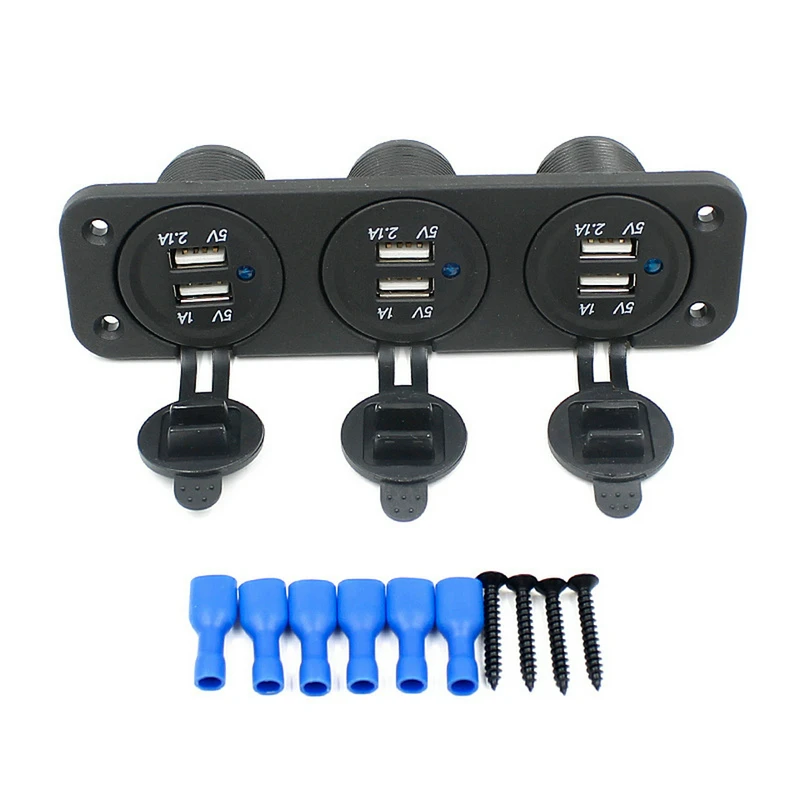 DHL 50 PCS CS 401A1 Double USB Outlet Car Charger 12V 2A Electric Parts