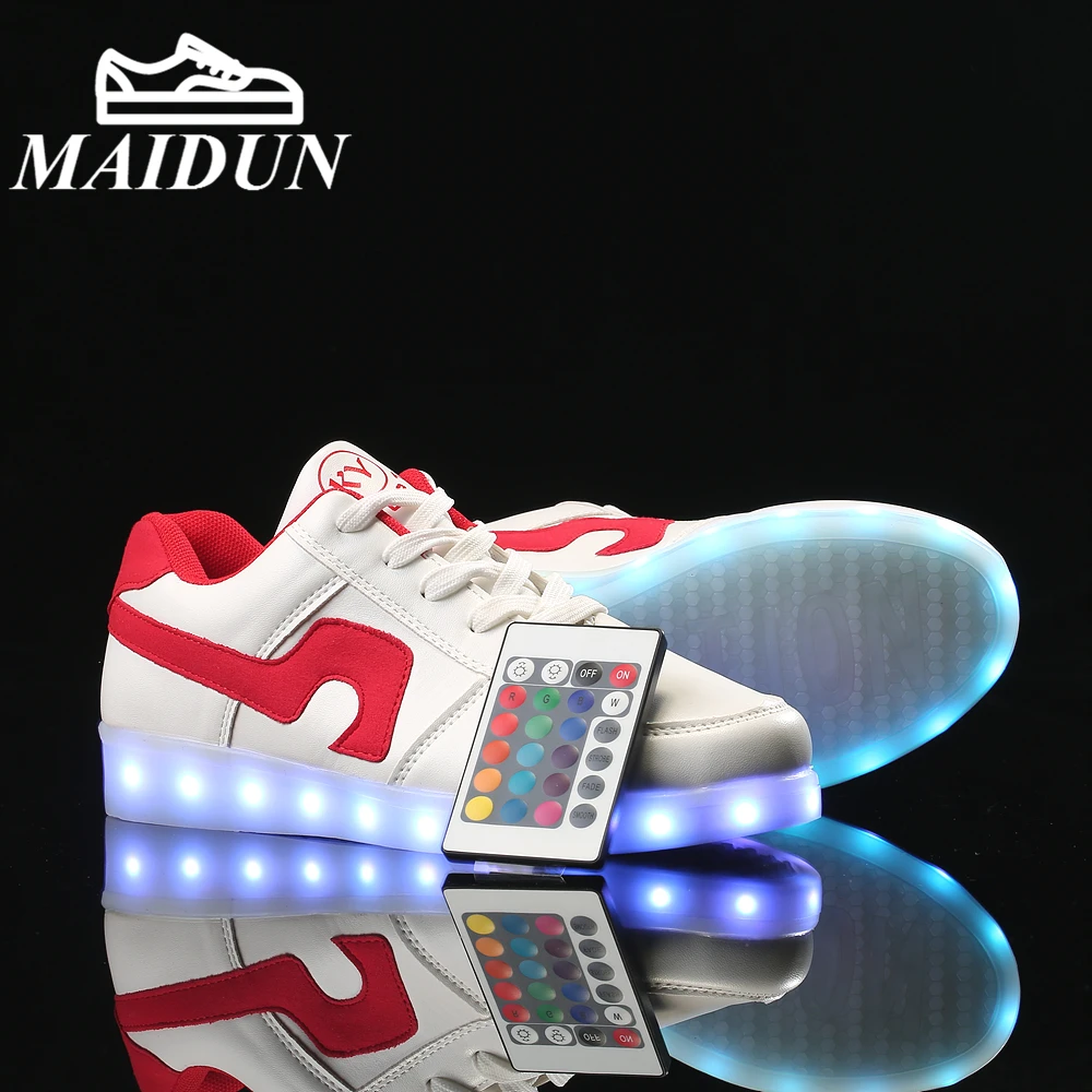 remote control LED Light Up Luminous tenis led Shoes woman New Led