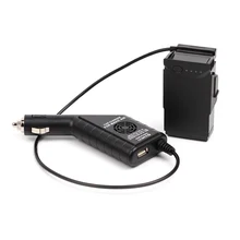2 em 1 Carregador de Bateria de Carro de Controle Remoto de Carregamento com Porta USB para MAVIC DJI Zangão AR Acessório