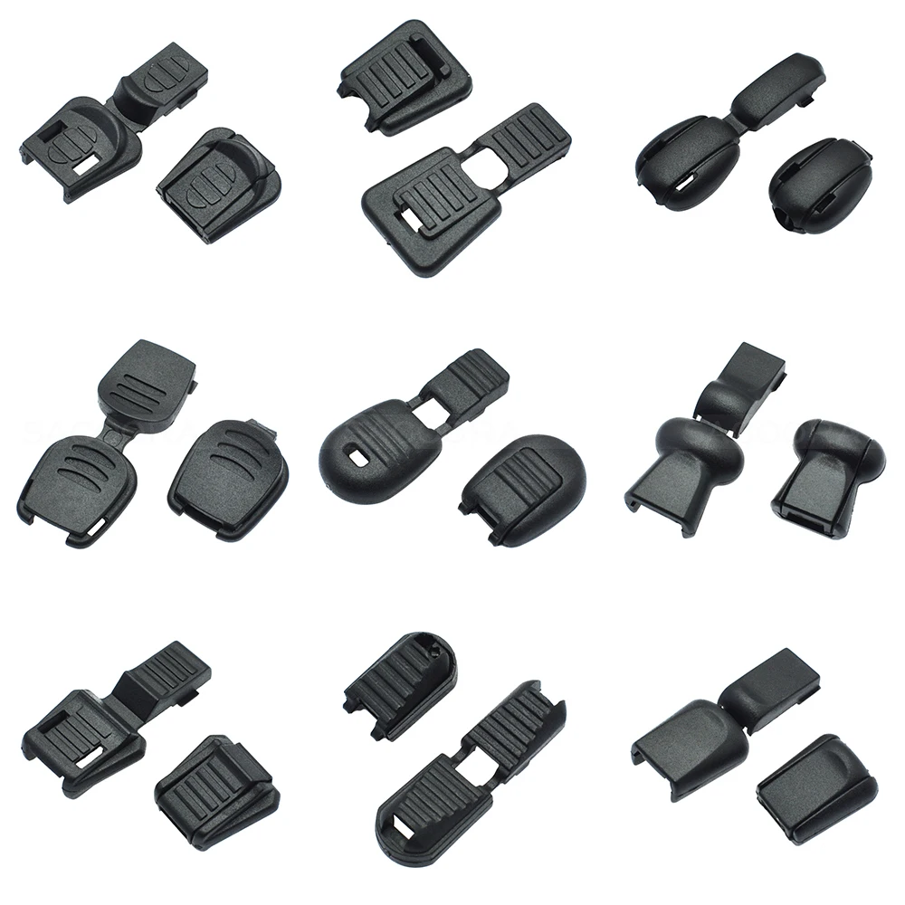 10pcs/pack Zipper Pull Cord Ends For Paracord & Cord Tether Tip Cord